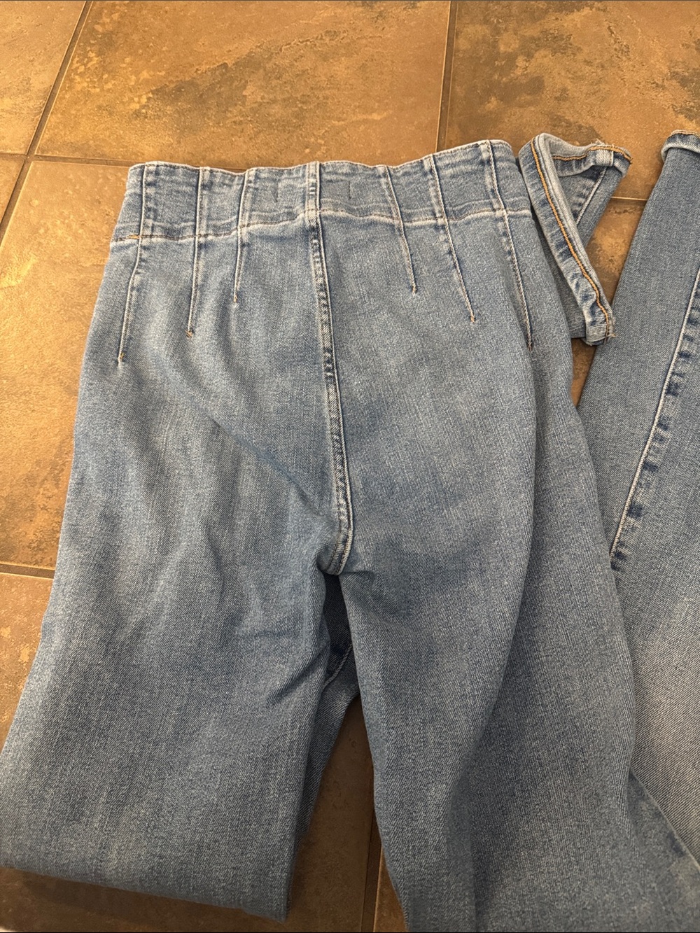 We The Free Jayde Light Blue High-Rise Wide Leg Jeans - Picture 5 of 5